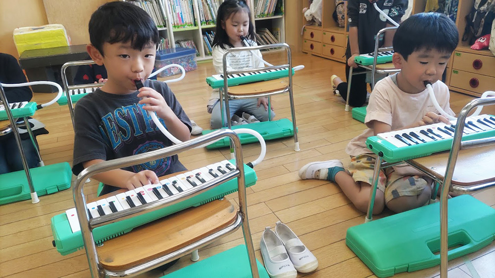 鍵盤ハーモニカの練習2