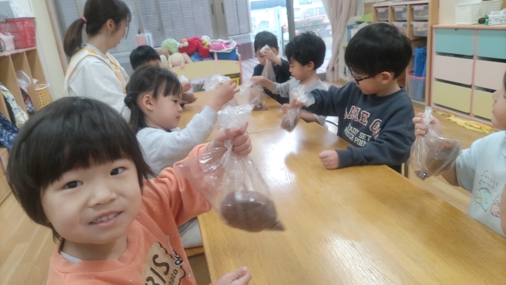 楽しいクッキング　揚げパンの味付け