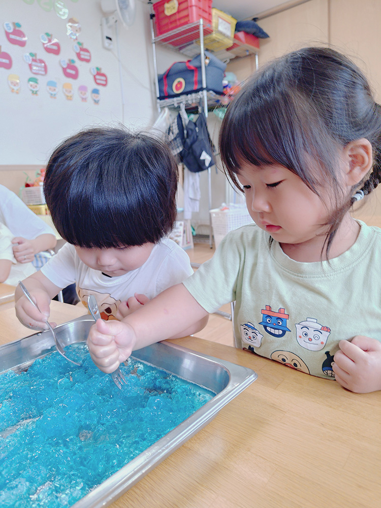 楽しいクッキング七夕ゼリーづくり1